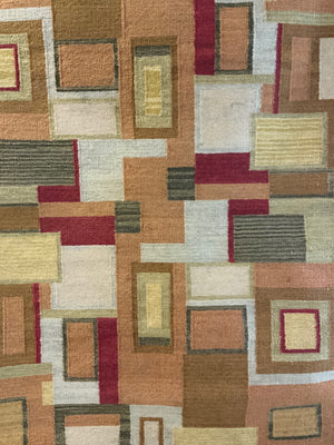 Indian wool modern flatweave (176 x 124cm)