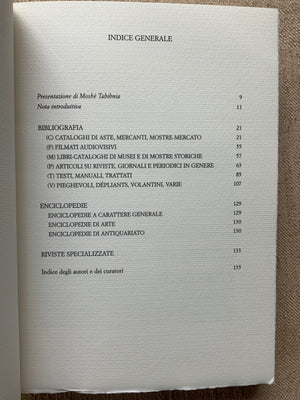 Fusto, Luigi. : Bibliografia Italiana Dei Tappeti Orientali 1898-1998