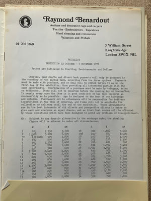 Benardout, Raymond. : Exhibition Catalogue 1978