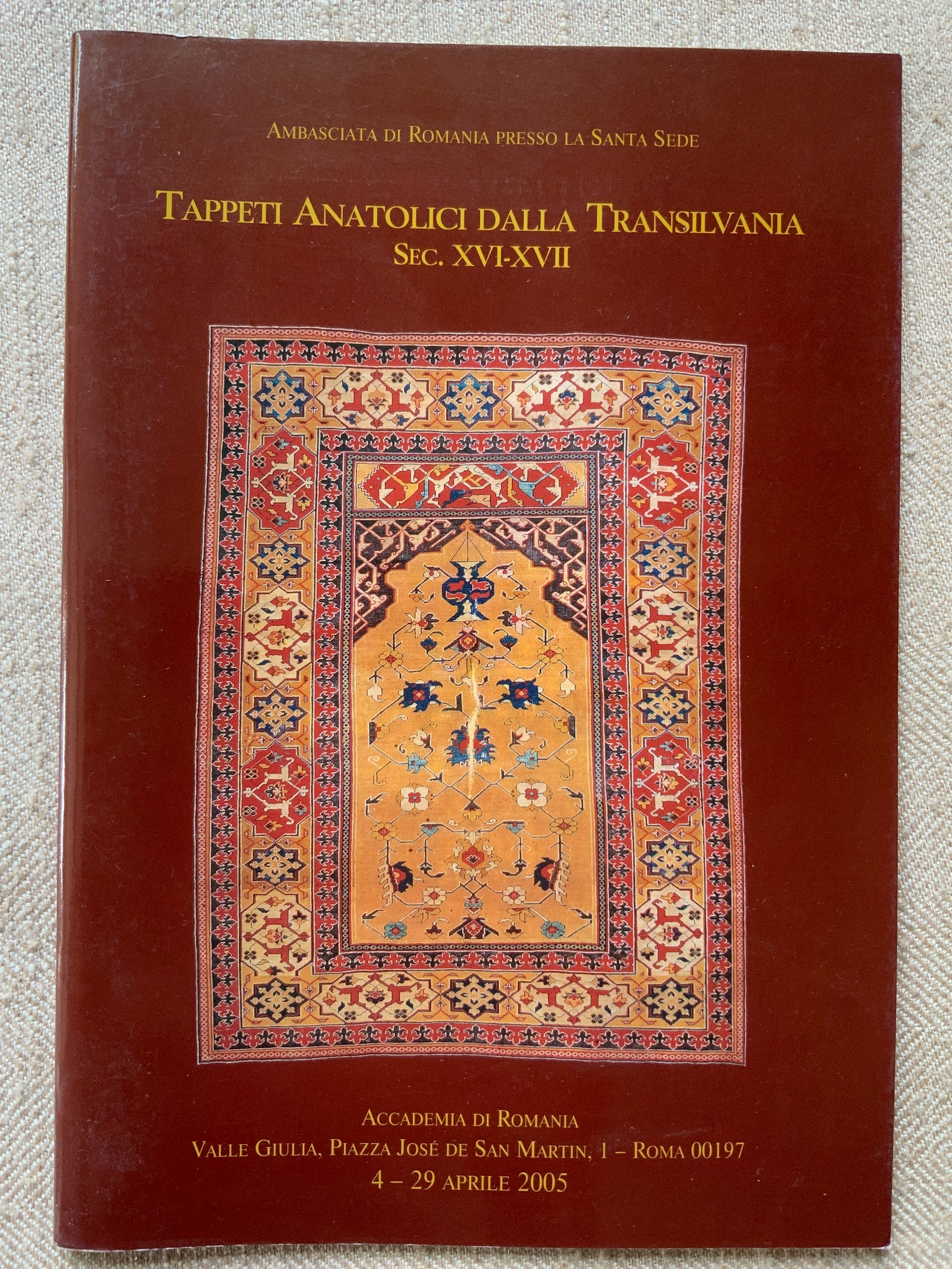 Ionescu, Stefano. : Tappeti Anatolici Dall Transilvania