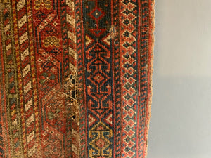 Antique Hamadan gallery carpet / runner (466 x 120cm)