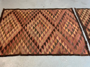 Pair of Afghan vintage kilims (152 x 135cm) [2]