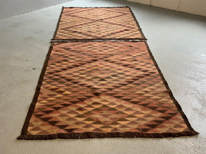 Pair of Afghan vintage kilims (152 x 135cm) [2]