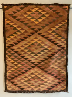 Pair of Afghan vintage kilims (152 x 135cm) [2]