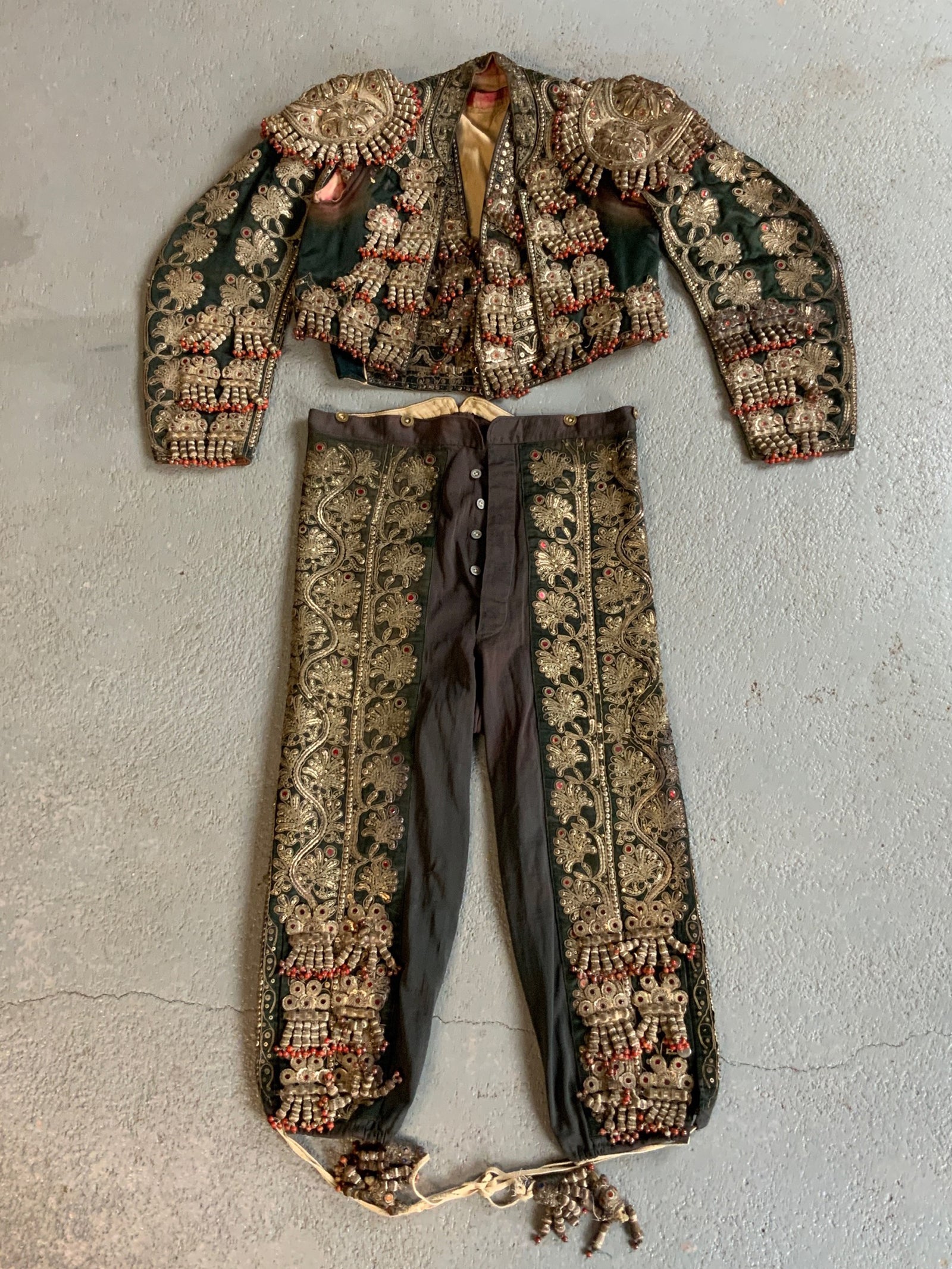 Spanish Novilleros (Novice) Matador vintage suit outfit