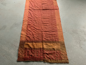 Sumatran Minangkabau silk / gilt selendang (258 x 83cm)