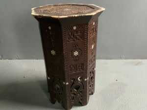 Ottoman Levantine table with bone inlay (50 x 35cm)