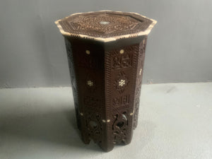 Ottoman Levantine table with bone inlay (50 x 35cm)
