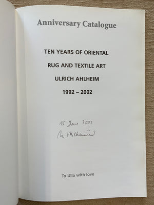 Ahlheim, Ulrich. : Rug and Textile Art 1992-2002