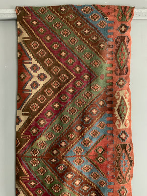 Turkish Reşwan or Reyhani kilim fragment (198 x 73cm)