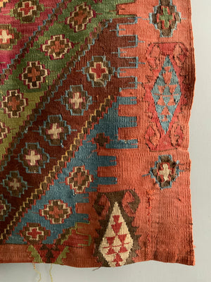 Turkish Reşwan or Reyhani kilim fragment (198 x 73cm)