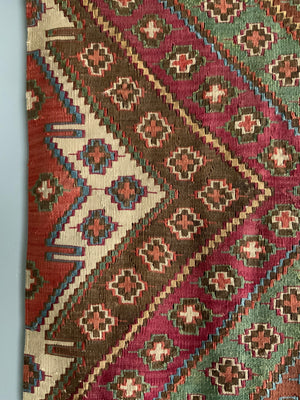 Turkish Reşwan or Reyhani kilim fragment (198 x 73cm)