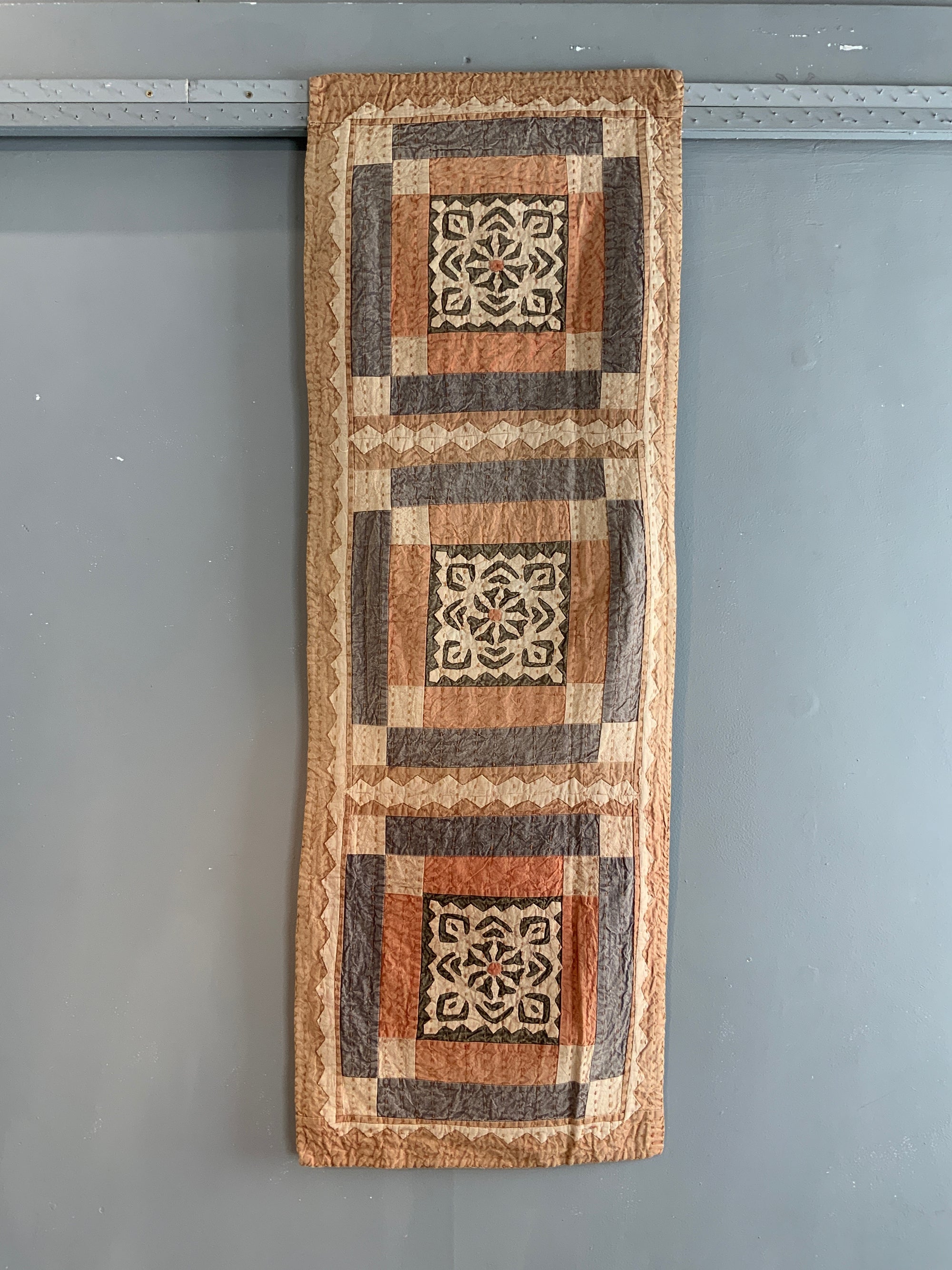 NW Indian appliqué panel (129 x 44cm)
