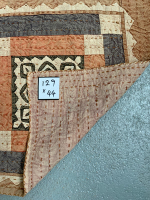 NW Indian appliqué panel (129 x 44cm)