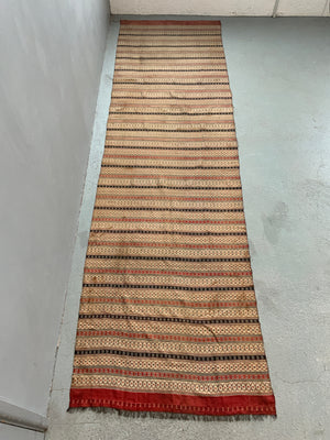 Franco Syrian 'silk-type' striped length of cloth (310 x 90cm)