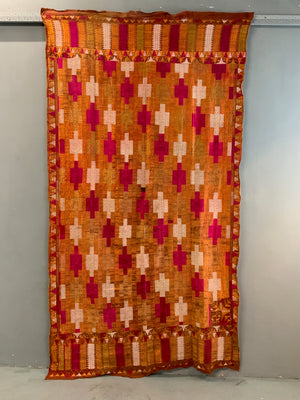 Punjab Fulkari / Phulkari vintage shawl (232 x 138cm)