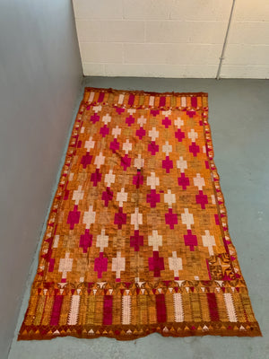 Punjab Fulkari / Phulkari vintage shawl (232 x 138cm)