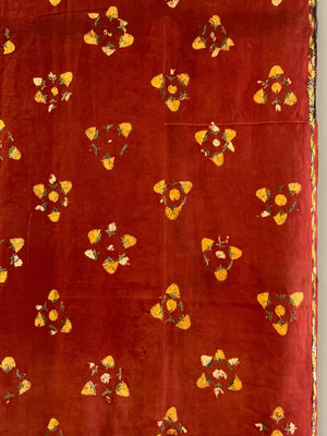 Indo-Pak Sindh antique vintage embroidered shawl (186 x 118cm) *AF