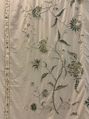 Chinese re-applied antique bedover (245 x 209cm)