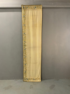 Harvest Festival antique embroidered silk (238 x 59cm)