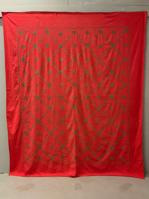 Indian Gujarat large vintage embroidery (240 x 205cm)