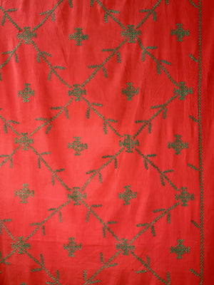 Indian Gujarat large vintage embroidery (240 x 205cm)