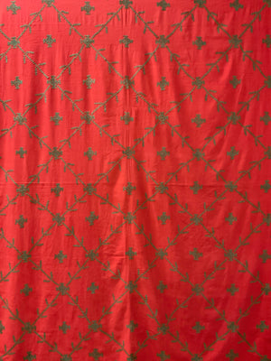 Indian Gujarat large vintage embroidery (240 x 205cm)