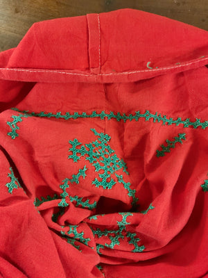 Indian Gujarat large vintage embroidery (240 x 205cm)