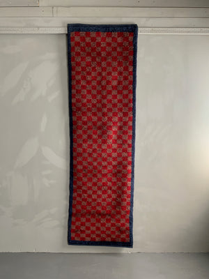 CROR Turkish chequered runner (229 x 70cm) *new