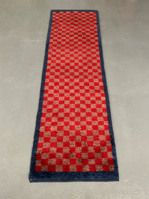 CROR Turkish chequered runner (229 x 70cm) *new