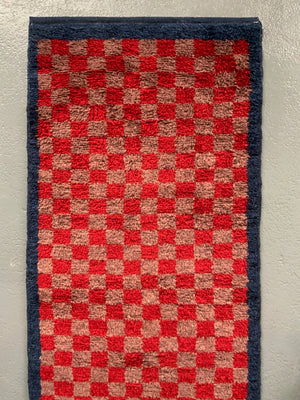 CROR Turkish chequered runner (229 x 70cm) *new