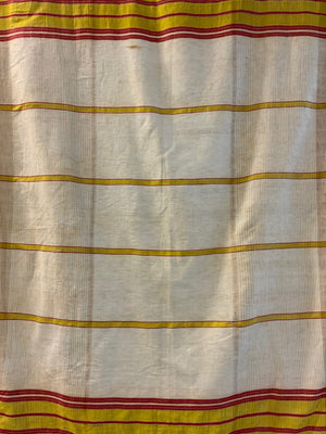 Ottoman antique Turkish part silk Peshtemal bath towel  (159 x 98cm)