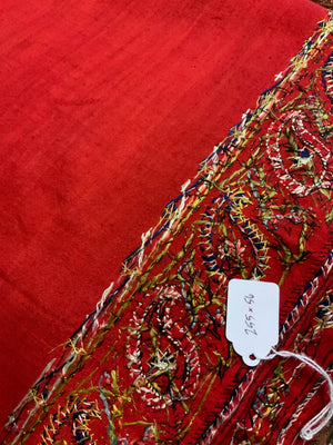 Delhi-work antique Kashmir stole (255 x 56cm)