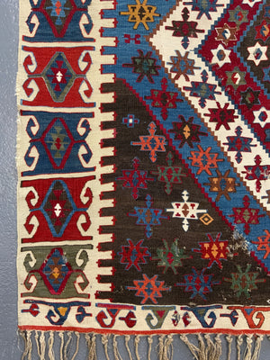 Anatolian Reyhanli large kilim (356 x 154cm) *AF
