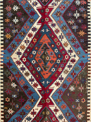 Anatolian Reyhanli large kilim (356 x 154cm) *AF