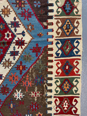 Anatolian Reyhanli large kilim (356 x 154cm) *AF