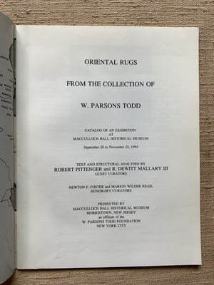 Oriental Rugs from the Collection of W. Parsons Todd