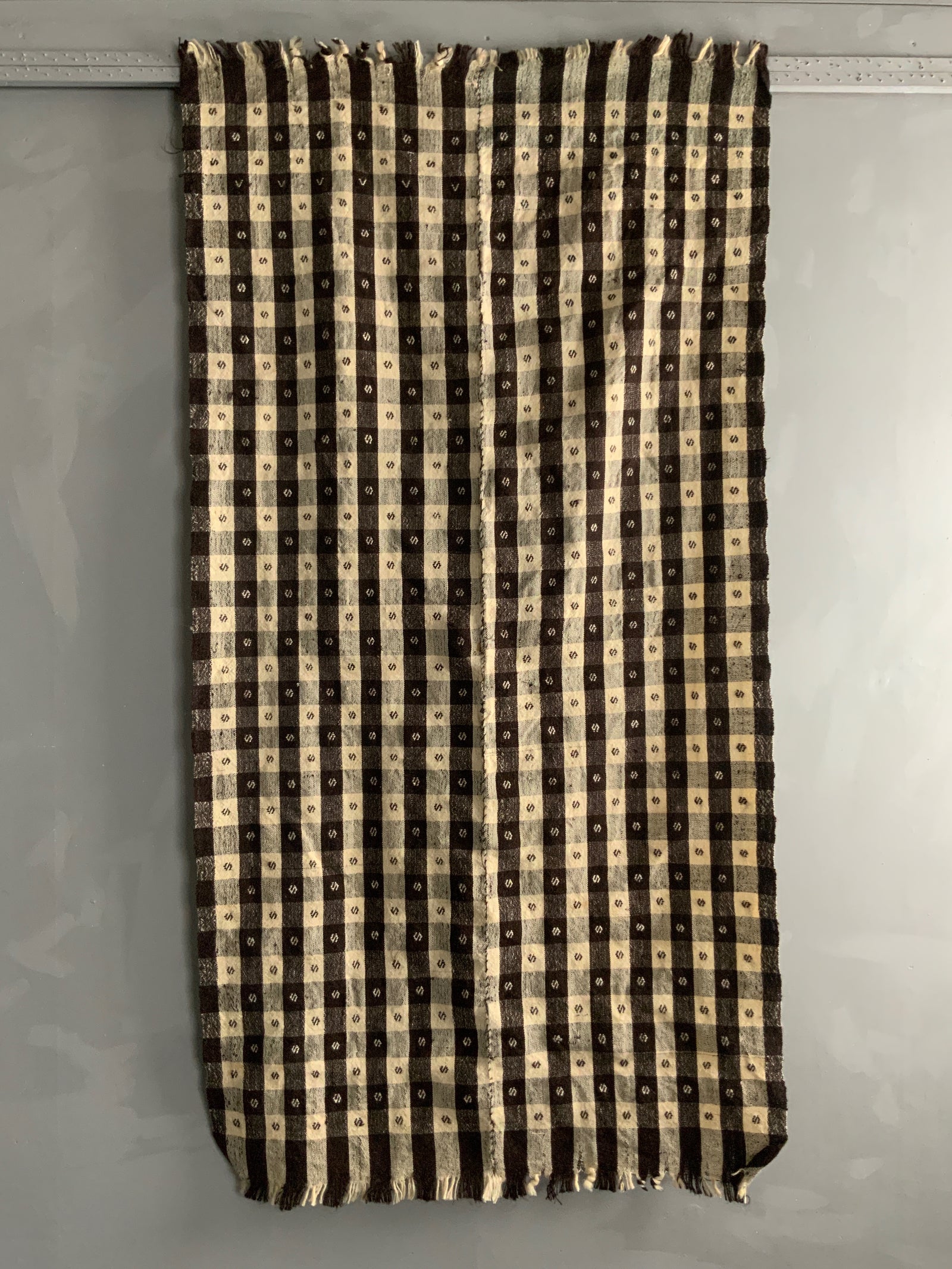 Turkish flatweave lightweight cover / throw (208 x 108cm)