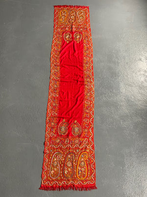 Kashmir antique Dehliwork stole (260 x 58cm)