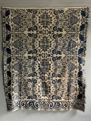 American antique Ohio double-weave bedcover (208 x 171cm)