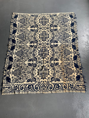 American antique Ohio double-weave bedcover (208 x 171cm)