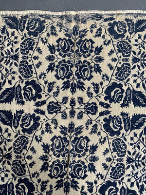 American antique Ohio double-weave bedcover (208 x 171cm)