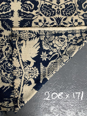 American antique Ohio double-weave bedcover (208 x 171cm)