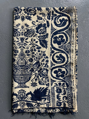 American antique Ohio double-weave bedcover (208 x 171cm)