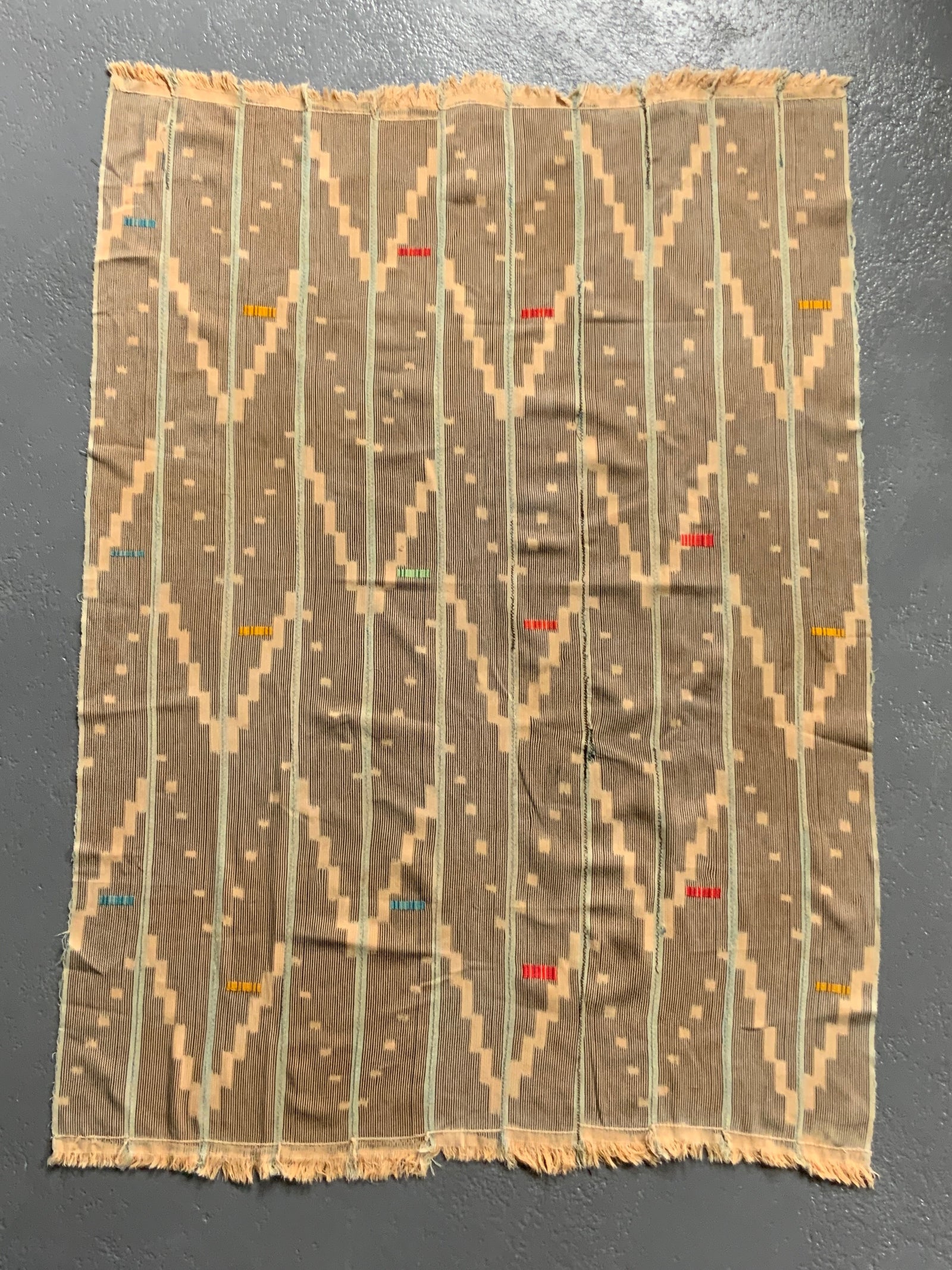 Nigerian or Ivory Coast cotton ikat (145 x 108cm)