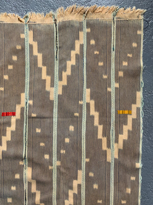 Nigerian or Ivory Coast cotton ikat (145 x 108cm)