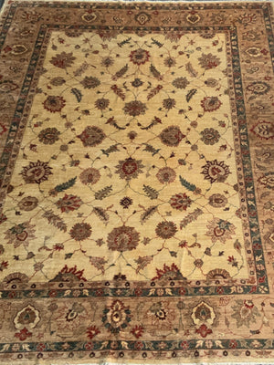 Indian all over foliate design modern carpet (360 x 273cm)