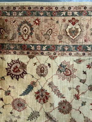 Indian all over foliate design modern carpet (360 x 273cm)