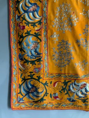 Uzbekistan antique suzani (150 x 129cm)