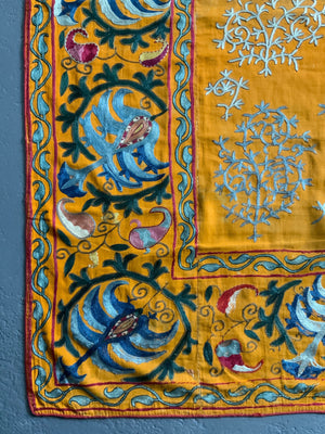 Uzbekistan antique suzani (150 x 129cm)